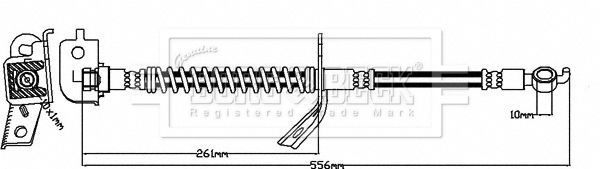 BORG & BECK Jarruletku BBH8128